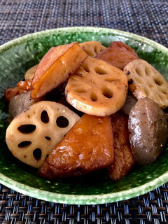 蓮根とこんにゃく・平天の炒め煮★お弁当-レシピのメイン写真