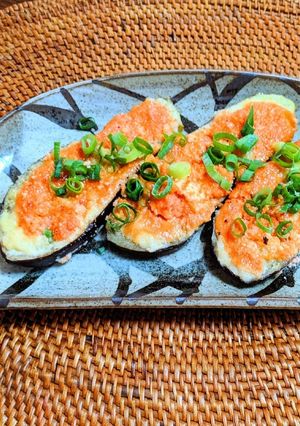 茄子の明太マヨネーズ焼き-レシピのメイン写真