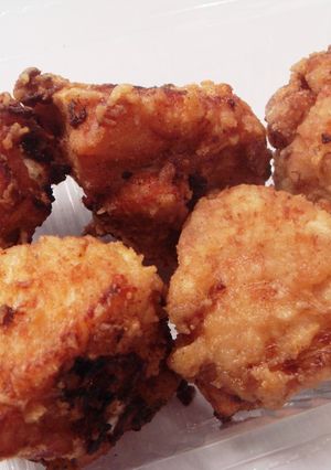リンゴ入り鶏皮なし唐揚げ-レシピのメイン写真