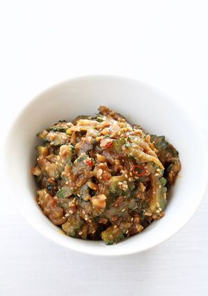 香味野菜をたっぷり【ゴーヤ香味味噌】-レシピのメイン写真