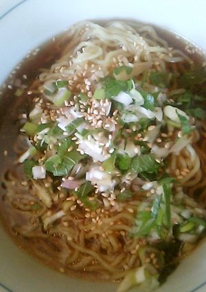 中華麺でつけ麺・ケンミンショーからヒント-レシピのメイン写真