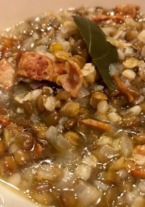 そば米とレンズ豆の煮込み-レシピのメイン写真