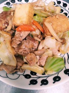簡単に♪厚揚げと豚肉の味噌炒め♪-レシピのメイン写真