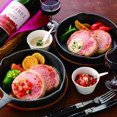 รูปของ ロースハムステーキ＆ソース（２種類）