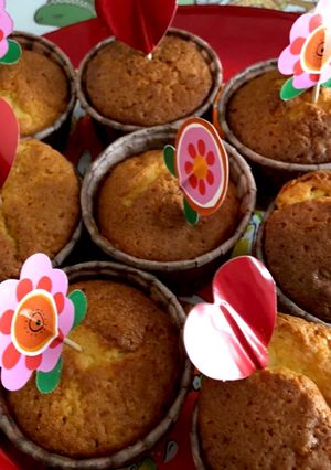 パイナップルのカップケーキ-レシピのメイン写真