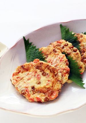 納豆とお豆腐の落とし焼き-レシピのメイン写真