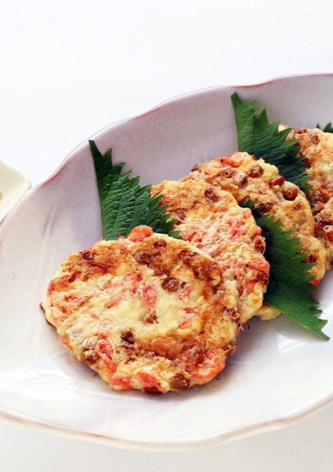 納豆とお豆腐の落とし焼き-レシピのメイン写真