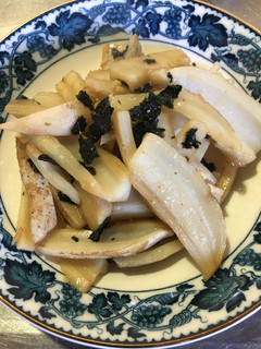 旬のレンコン、にんにく海苔キンピラ-レシピのメイン写真