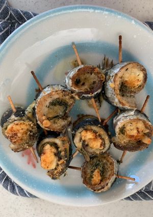 トースターで！いわしの梅しそチーズ焼き-レシピのメイン写真