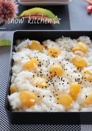 切り餅で簡単♪もちもち栗おこわ飯-レシピのメイン写真