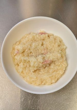 ホットクック玉ねぎたっぷりチーズリゾット-レシピのメイン写真
