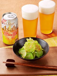 ブロッコリーの茎で♪鶏がら塩ナムル-レシピのメイン写真