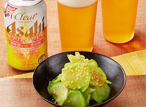 ブロッコリーの茎で♪鶏がら塩ナムル-レシピのメイン写真