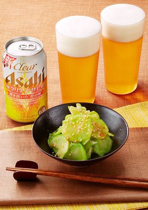 ブロッコリーの茎で♪鶏がら塩ナムル-レシピのメイン写真