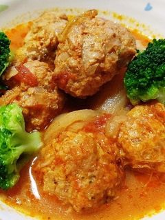 圧力鍋でミートボールトマトミルク煮-レシピのメイン写真