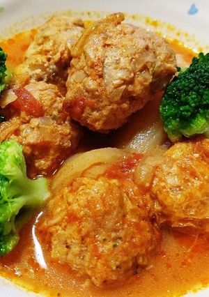 圧力鍋でミートボールトマトミルク煮-レシピのメイン写真