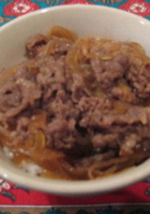 我が家の牛丼-レシピのメイン写真