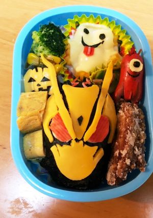 仮面ライダーゼロワン弁当-レシピのメイン写真