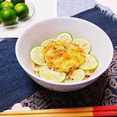 รูปของ すだちdeサッパリ★かき揚げうどん