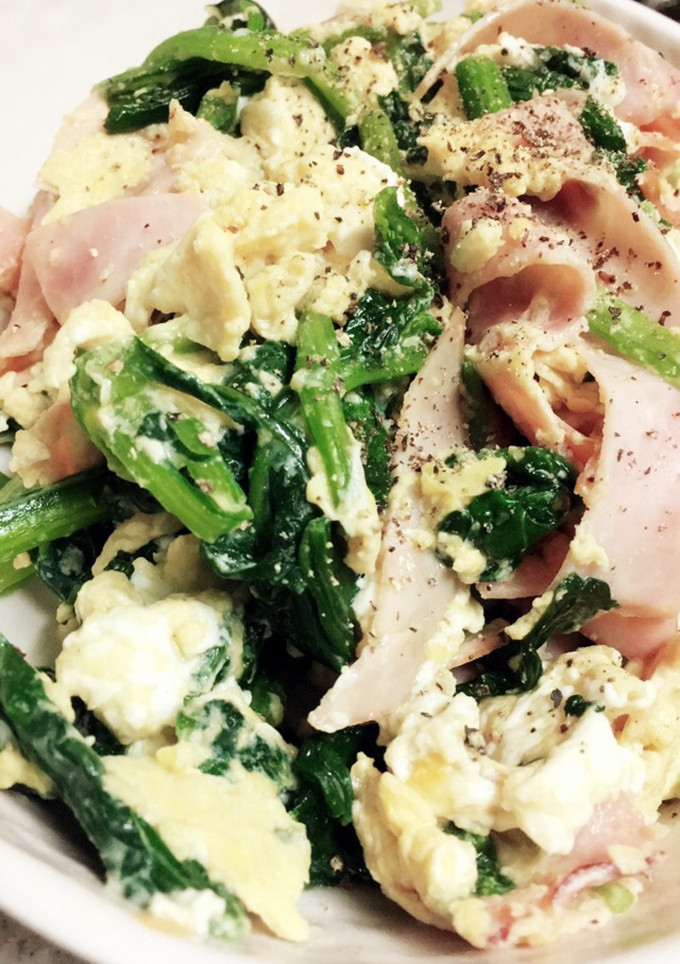 黒胡椒たっぷりスタミナほうれん草-レシピのメイン写真