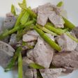 アスパラと豚肉炒め