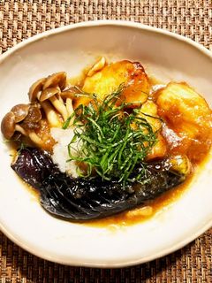 鮭となすのみぞれ煮-レシピのメイン写真