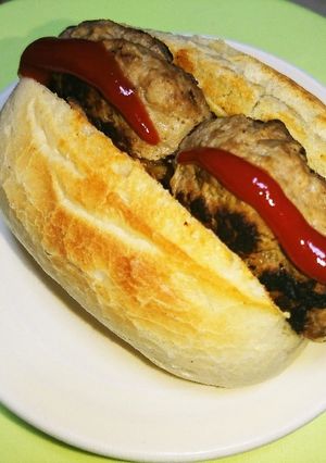 ハンバーグドック-レシピのメイン写真