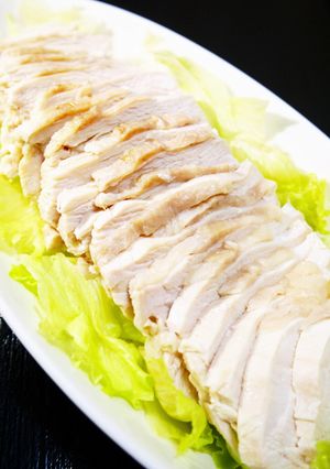 レンジ４分★柔らか鶏むね肉のサラダチキン-レシピのメイン写真