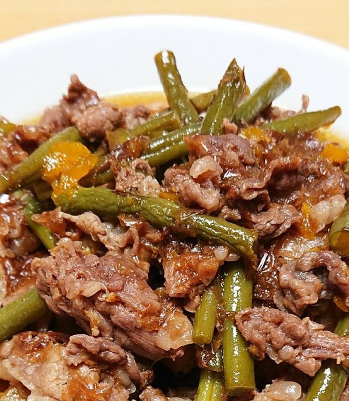 ポンのかぼちゃと牛肉の甘辛煮-レシピのメイン写真