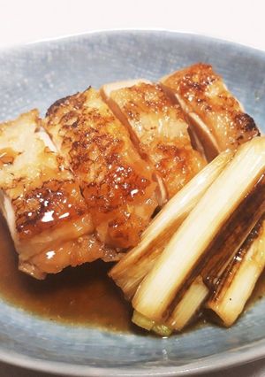 鶏もも肉　ねぎま照焼き-レシピのメイン写真