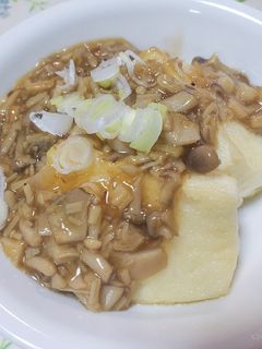 豆腐ステーキのきのこあんかけ-レシピのメイン写真