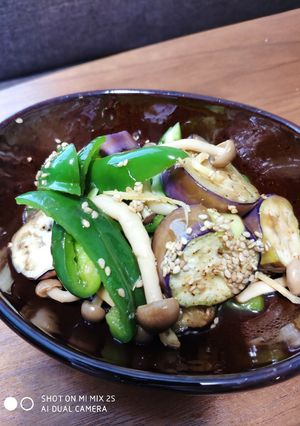 焼き茄子の生姜酢醤油和え-レシピのメイン写真