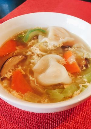 冷凍水餃子の中華スープ☆彡-レシピのメイン写真