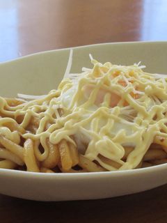 お好み焼きソース+マヨネーズで焼きうどん-レシピのメイン写真
