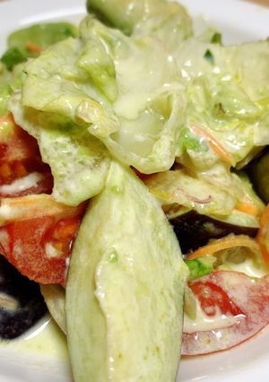 ♥水なすのサッパリピリ辛野菜サラダ♥-レシピのメイン写真
