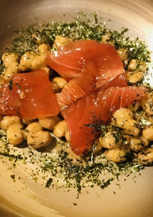 毎日の納豆●マグロの漬け身と一緒に-レシピのメイン写真