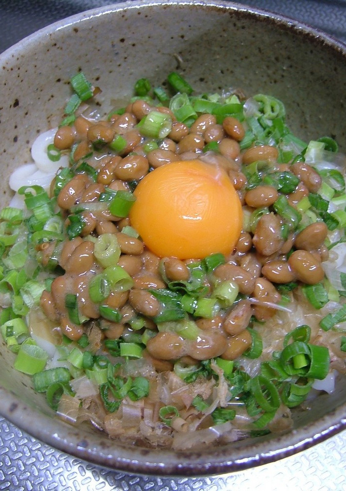 たまごと納豆のまぜまぜおうどん♪-レシピのメイン写真