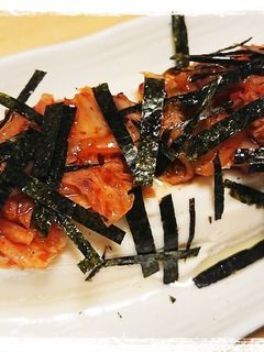 おつまみ☆キムチ冷奴-レシピのメイン写真