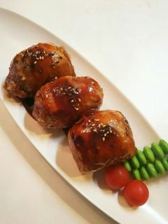 豚肉巻き おにぎり-レシピのメイン写真