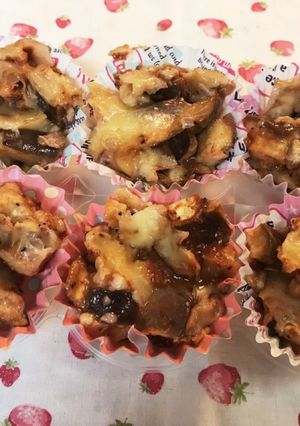 弁当作り置き:超簡単 茄子のチーズ焼き-レシピのメイン写真