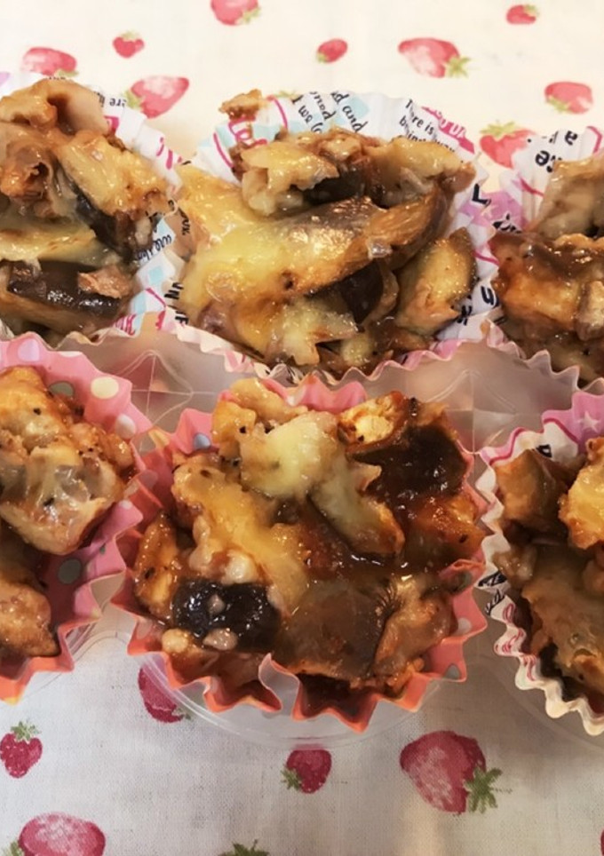 弁当作り置き:超簡単 茄子のチーズ焼き-レシピのメイン写真