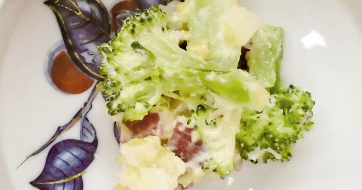 はむサラダ じゃが芋とパストラミハムの大蒜香る温サラダ♪ レシピ・作り方