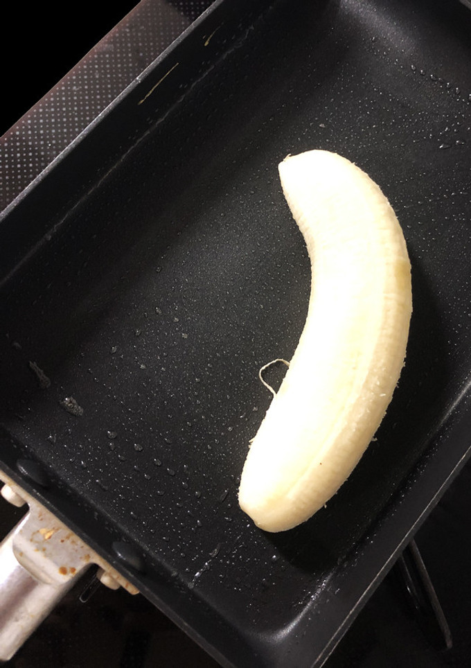 私の便秘改善法！超簡単3分焼きバナナ-レシピのメイン写真