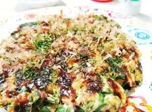 九条ねぎ消費♬かんたんお好み焼き-レシピのメイン写真