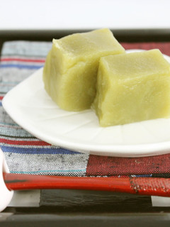 蒸し器かレンジで♪桑抹茶ういろう-レシピのメイン写真
