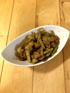 アスパラ☆じゃが芋☆エビのカレー炒め-レシピのメイン写真