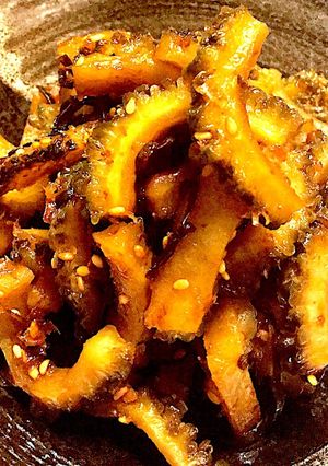 大量消費、ゴーヤの塩昆布とかつお節の佃煮-レシピのメイン写真