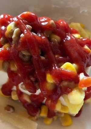 納豆とジャガコーンの冷や奴-レシピのメイン写真