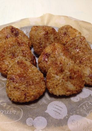 おやつに☆ぺたんこ焼きおにぎり-レシピのメイン写真