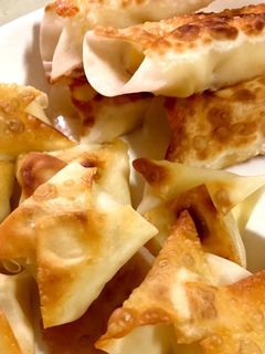 ワンタンの皮とじゃがの包み焼き-レシピのメイン写真